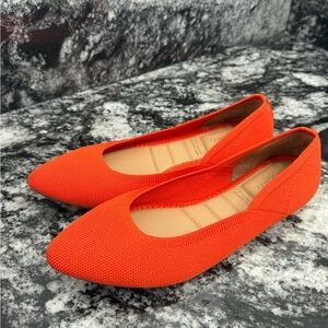 Women's Orange Flats